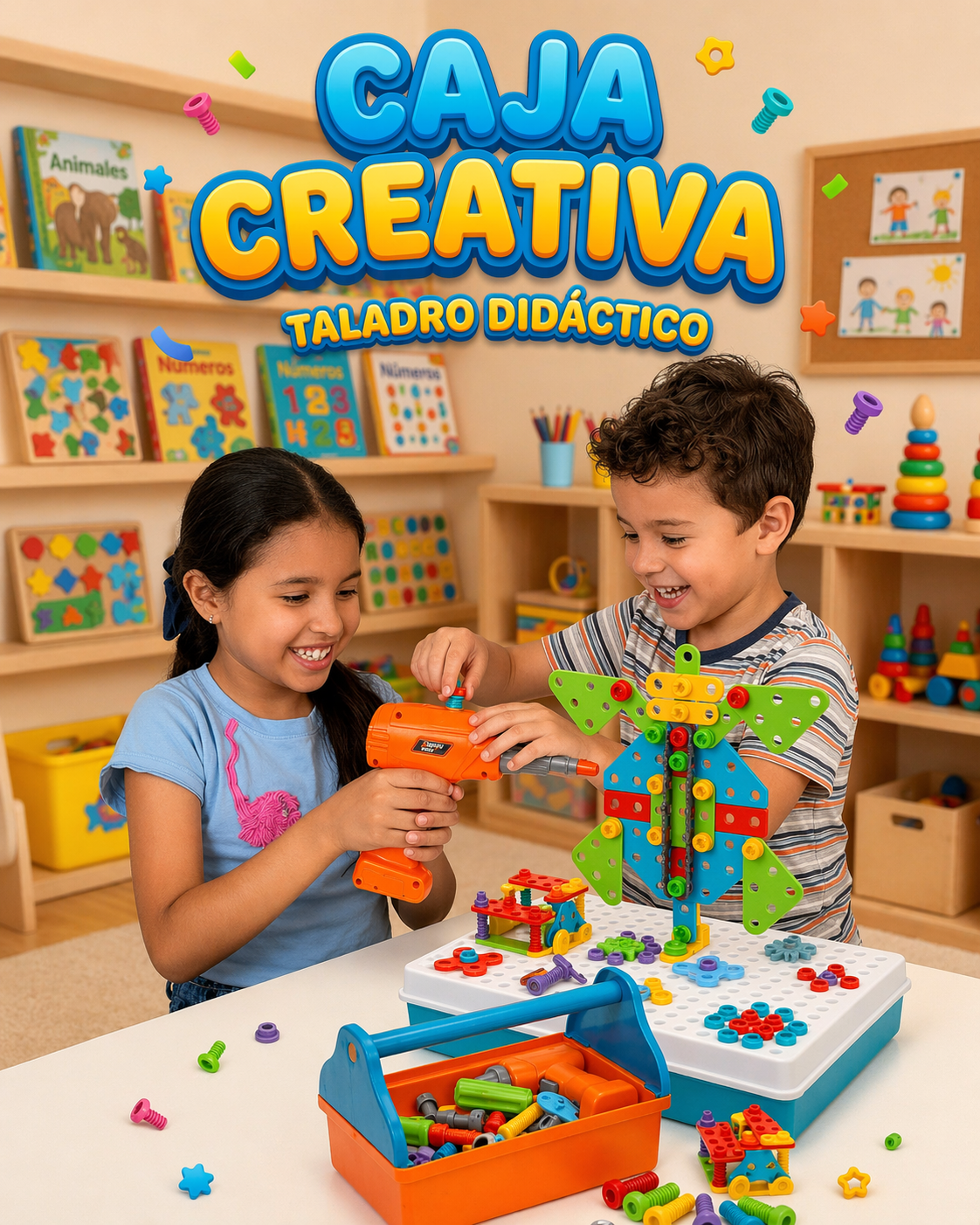 TALADRO DIDACTICO 4 EN 1